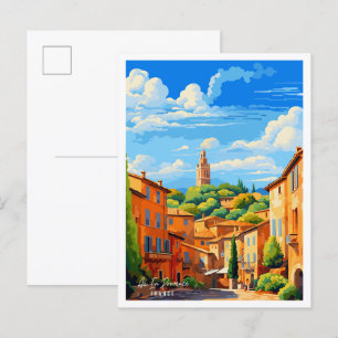 Carte Postale Aix En Provence France illustration de voyage vint