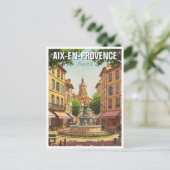 Carte Postale Aix-en-Provence France Travel (Debout devant)