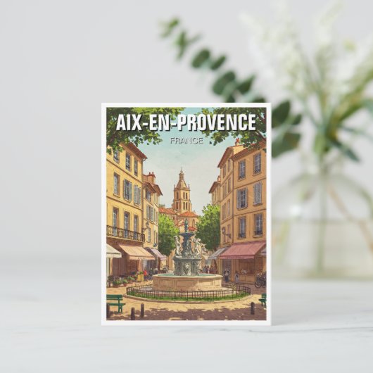 Carte Postale Aix-en-Provence France Travel (Debout devant)