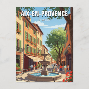 Carte Postale Aix-en-Provence France Travel