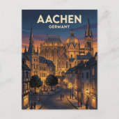 Carte Postale Aix-la-Chapelle Allemagne