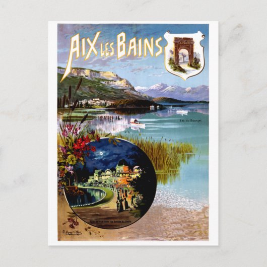 Carte Postale Aix Les Bains Scenery, France (Devant)