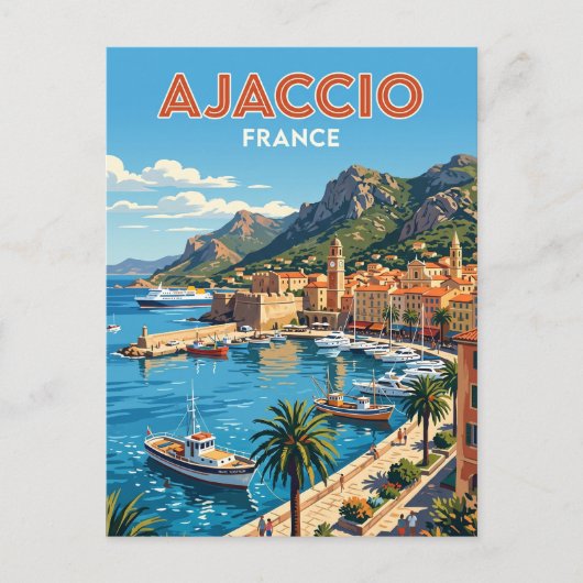 Carte Postale Ajaccio France (Devant)