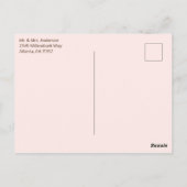 Carte Postale Ajout de l'arbre généalogique | Faire-part de gros (Dos)