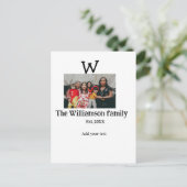 Carte Postale Ajouter le nom de famille photo année rustique Réu (Debout devant)