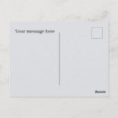 Carte Postale Ajouter le texte n'importe quel usage Infirmer la  (Dos)