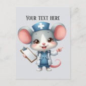 Carte Postale Ajouter le texte n'importe quel usage Infirmer la  (Devant)