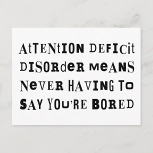 Carte Postale AJOUTER N'A Jamais Été Ennuyeux