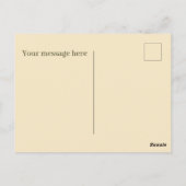 Carte Postale Ajouter un message aux amoureux du camping (Dos)