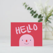 Carte Postale Ajouter une photo - Personnalisé Hello Connections (Debout devant)