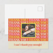 Carte Postale Ajouter une photo - Personnel Général Merci (Devant / Derrière)