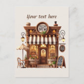 Carte Postale Ajouter votre café texte (Devant)