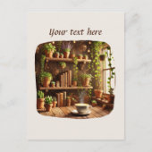 Carte Postale Ajouter votre café texte (Devant)