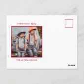 Carte Postale Ajouter votre photo | Joyeux Noël (Dos)