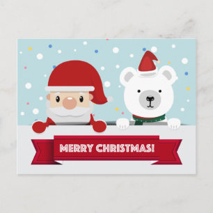 Carte Postale Ajouter votre photo Joyeux Noël
