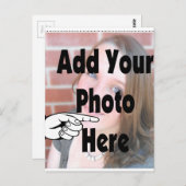 Carte Postale Ajouter votre photo spéciale (Devant / Derrière)