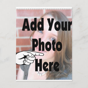Carte Postale Ajouter votre photo spéciale