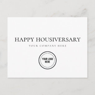 Carte Postale Ajoutez votre logo Accueil Anniversaire Suivi de c