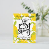 Carte Postale ajoutez votre logo de parrainage cadeau de remerci (Debout devant)