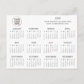 Carte Postale ajoutez votre propre logo texte personnalisé Calen (Devant)