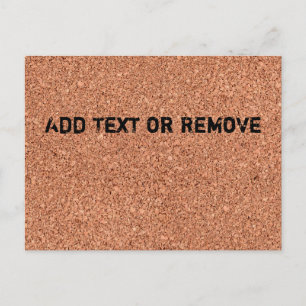 Carte Postale Ajoutez votre propre texte ou aucun sur tableau de