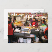 Carte Postale Ajumma du marché (Devant / Derrière)