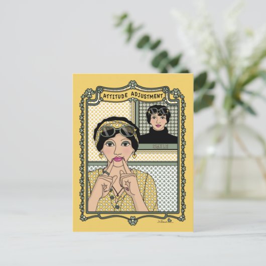 Carte postale Ajustement d'assiette_C_ (Debout devant)