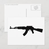Carte Postale ak47 (Devant / Derrière)