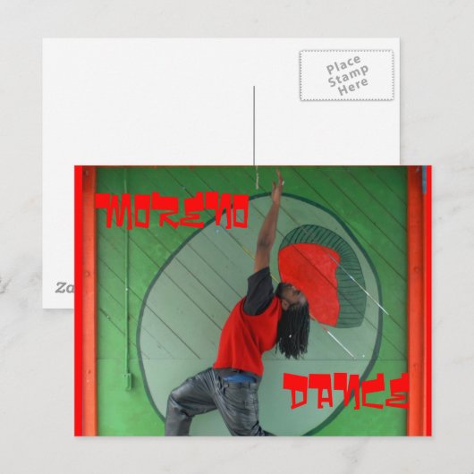 Carte Postale AK, Olive Vert, DANSE (Devant / Derrière)