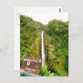Carte Postale Akaka Falls, HI (Devant / Derrière)