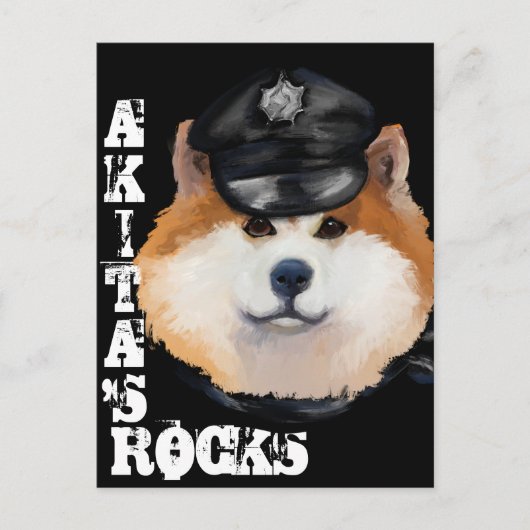 CARTE POSTALE AKITA (Devant)