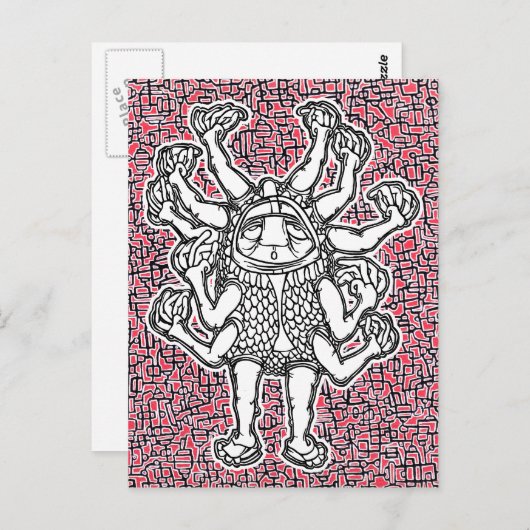 CARTE POSTALE AKO (Devant / Derrière)