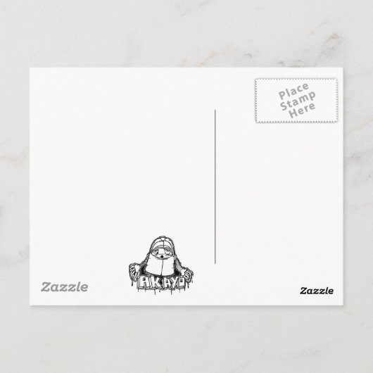 CARTE POSTALE AKO (Dos)