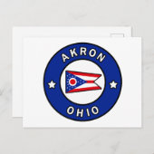 Carte Postale Akron Ohio (Devant / Derrière)