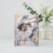 Carte Postale Akseli Gallen-Kallela - Forêt en hiver (Debout devant)