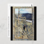 Carte Postale Akseli Gallen-Kallela - Grand pic noir (Devant / Derrière)