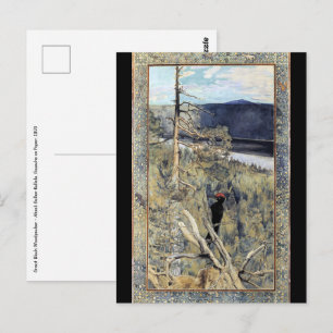 Carte Postale Akseli Gallen-Kallela - Grand pic noir