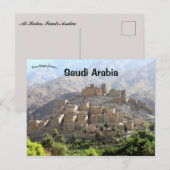 Carte Postale Al Baha Saudi Arabia (Devant / Derrière)