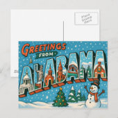 Carte postale ALABAMA (Devant / Derrière)