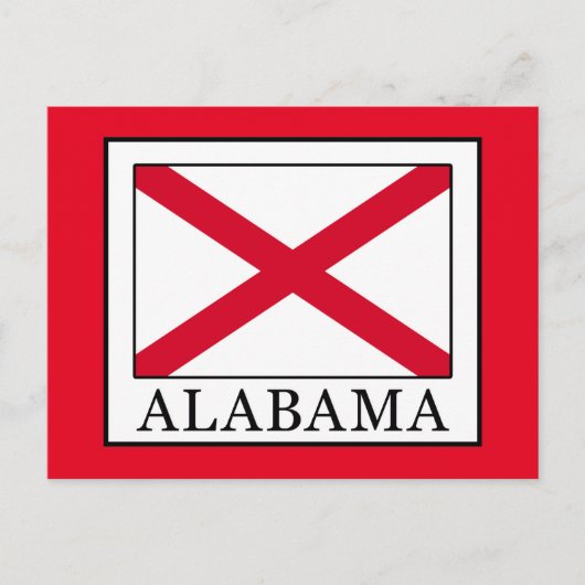 Carte Postale Alabama (Devant)