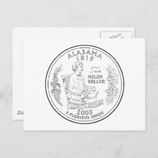 Carte Postale Alabama (Devant / Derrière)