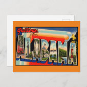 Carte postale Alabama (Devant / Derrière)
