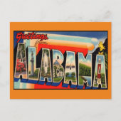 Carte postale Alabama (Devant)