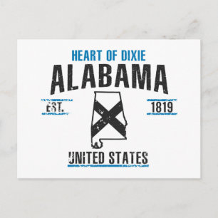 Carte Postale Alabama
