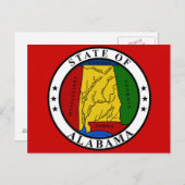 CARTE POSTALE ALABAMA (Devant / Derrière)