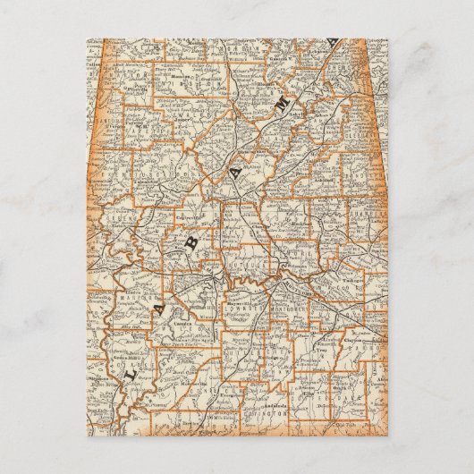 Carte Postale Alabama 4 (Devant)