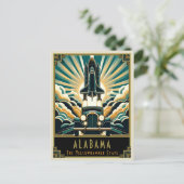 Carte Postale Alabama | Art déco (Debout devant)