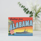Carte Postale Alabama Battleship and Capitol (Debout devant)