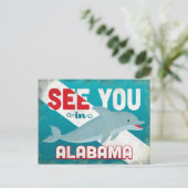 Carte Postale Alabama Dolphin (Debout devant)