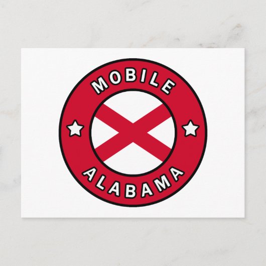 Carte Postale Alabama mobile (Devant)